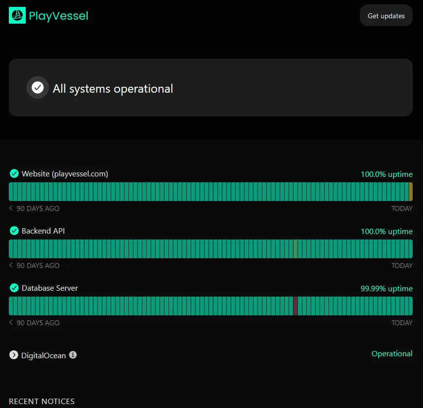 Instatus Status Page